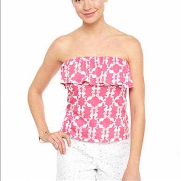 Crown & Ivy seahorse ruffle tube top & sweater - Picture 2 of 8